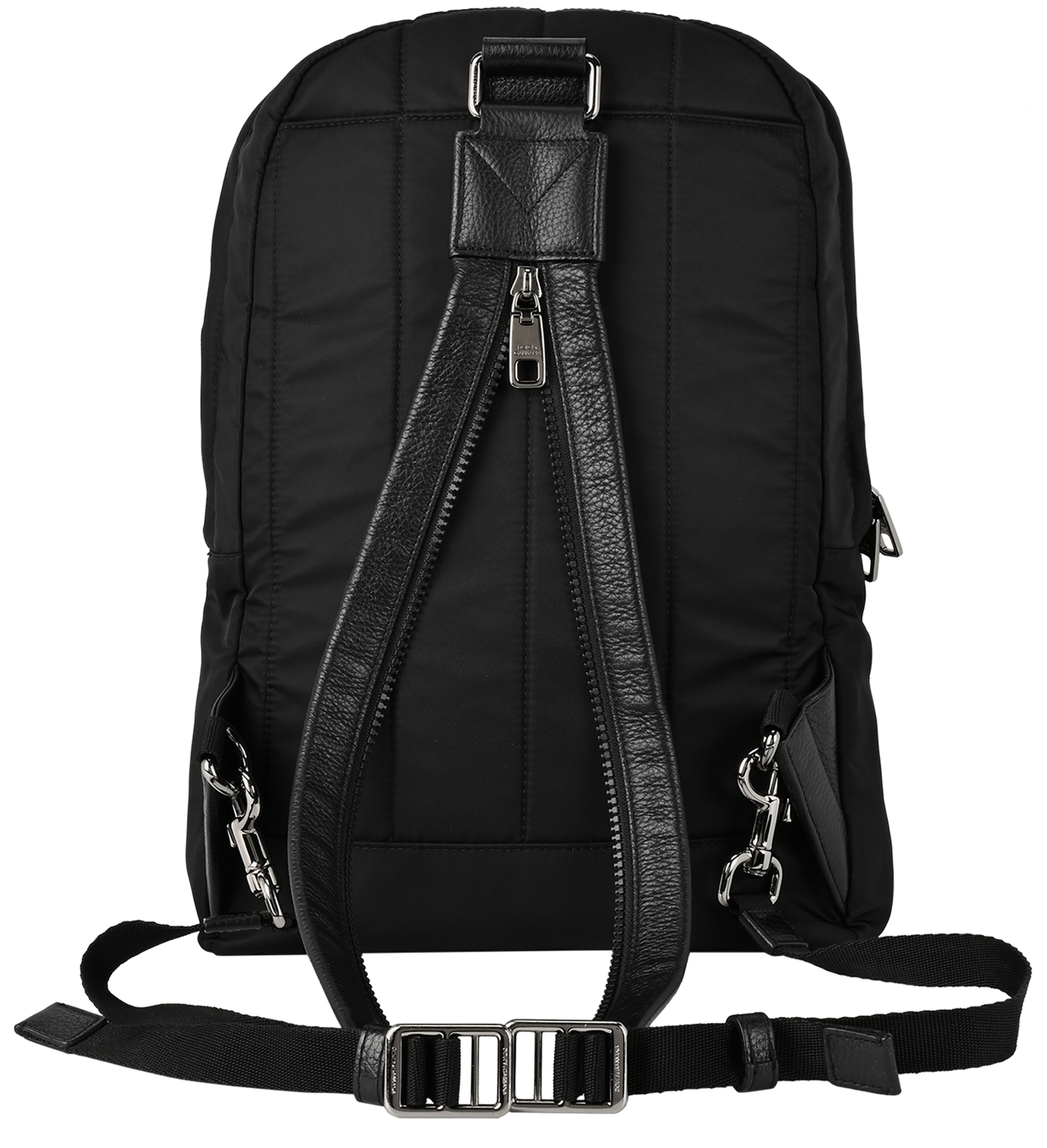 Mediterraneo Backpack, &pound;250, Handbags, Black, Nylon, Back view